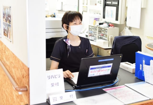リハビリ受付